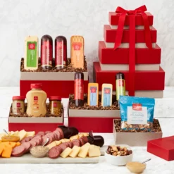 Gourmet Meat & Cheese Gift Tower